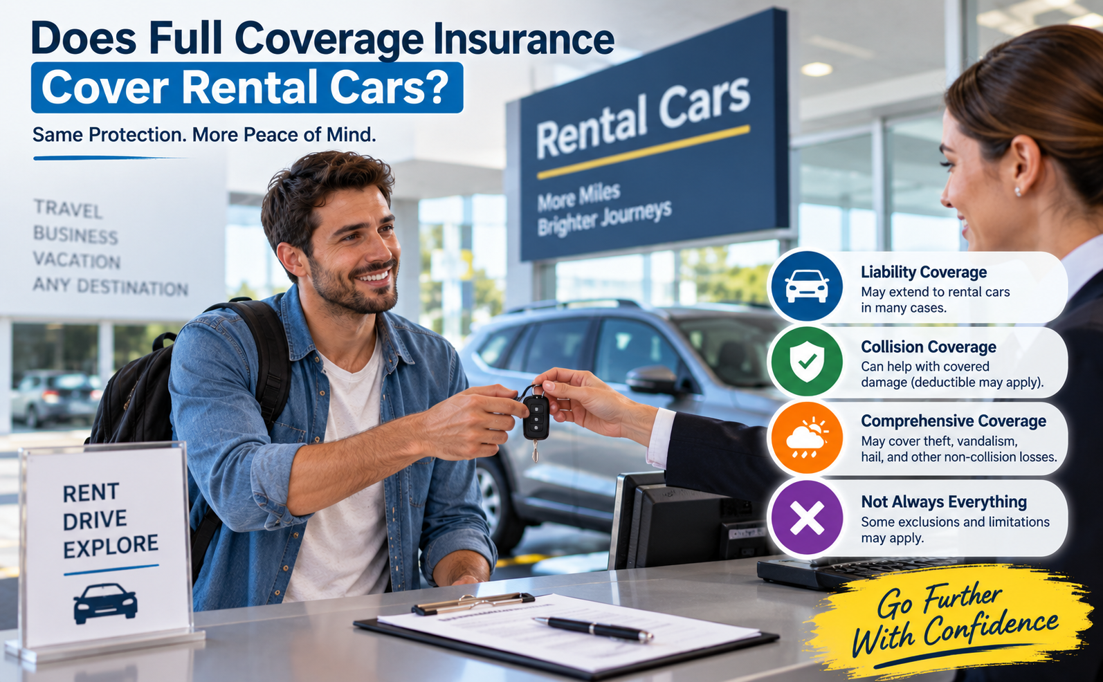 Does Full Coverage Insurance Cover Rental Cars?